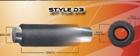 Contoured Foam Grips - Style D3