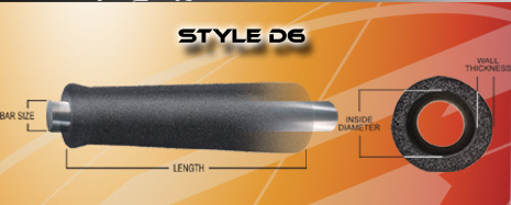 custom grips, epdm foam, grips